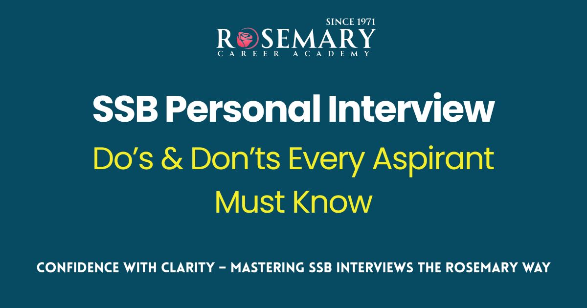 Blogs 23 SSB Personal Interview