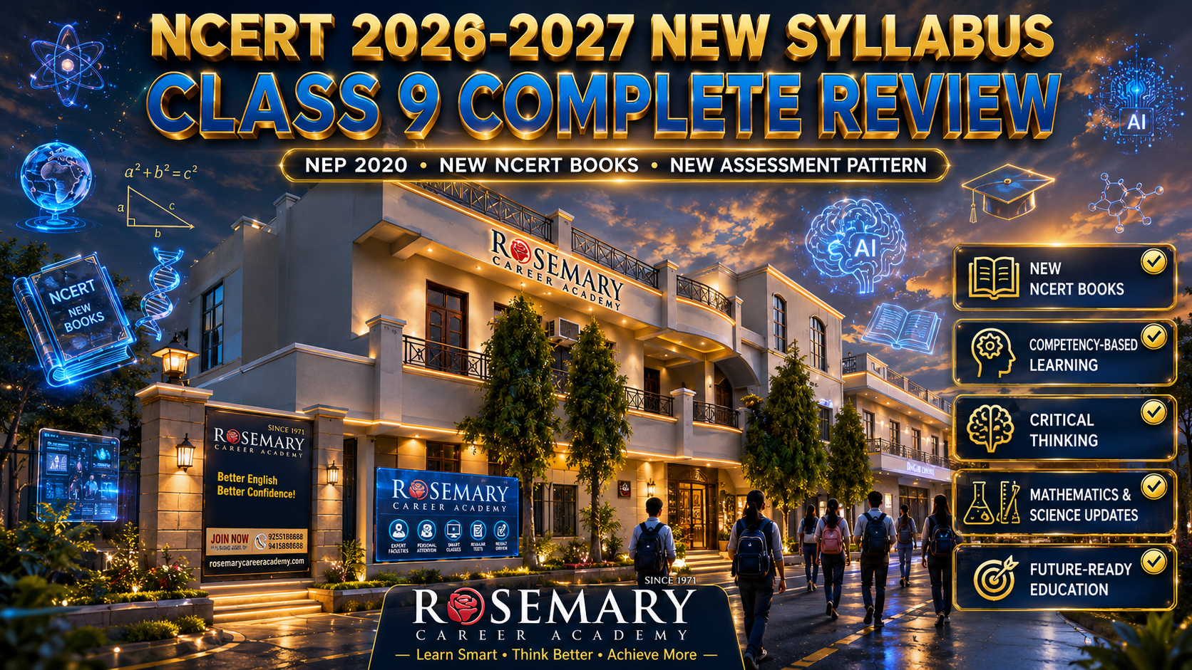 CLASS 9 SYLLABUS